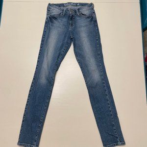 Vintage Guess Jeans Womens Low Rise Dark Wash Bootcut Size 28 90s y2k 2000s